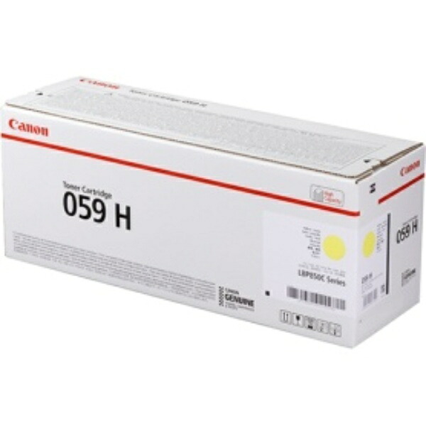 キヤノン トナーカートリッジ０５９Ｈ ＣＲＧ－０５９ＨＹＥＬ イエロー 大容量 ３６２４Ｃ００１ １個 24,540円