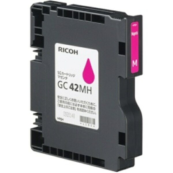 リコー ＳＧカートリッジ ＧＣ４２ＭＨ マゼンタ Ｌサイズ ５１５９２８ １個