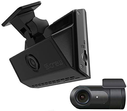 INBYTE(インバイト) タッチパネル搭載コンパクト2カメラ(FHD+FHD)ドライブレコーダー S-crew ISDR-500