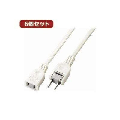 YAZAWA(ヤザワ) 6個セット耐トラ付延長コード Y021010WHX6 16,330円