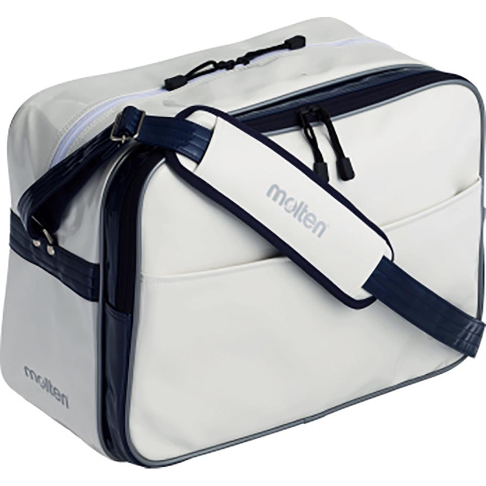 楽天市場】【代引不可】モルテン molten エナメルバッグ Lサイズ 白