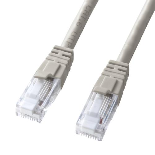 エスコ（ESCO） 30 m ローカルエリアネットワーク有線テレビ （CAT6/つめ折れ押しとどめる/ともし火薄墨色） EA764BB-250A 1個