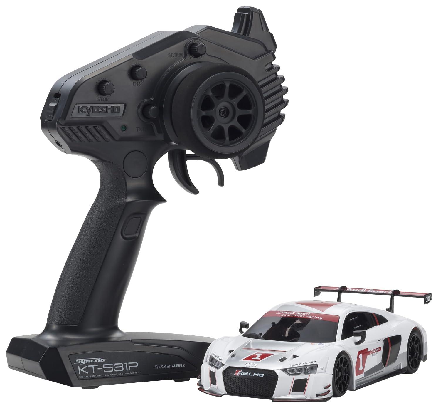 京商 MR04 RWD r/s Audi R8 LMS 2015 White 電動ラジオコントロール 32357AS