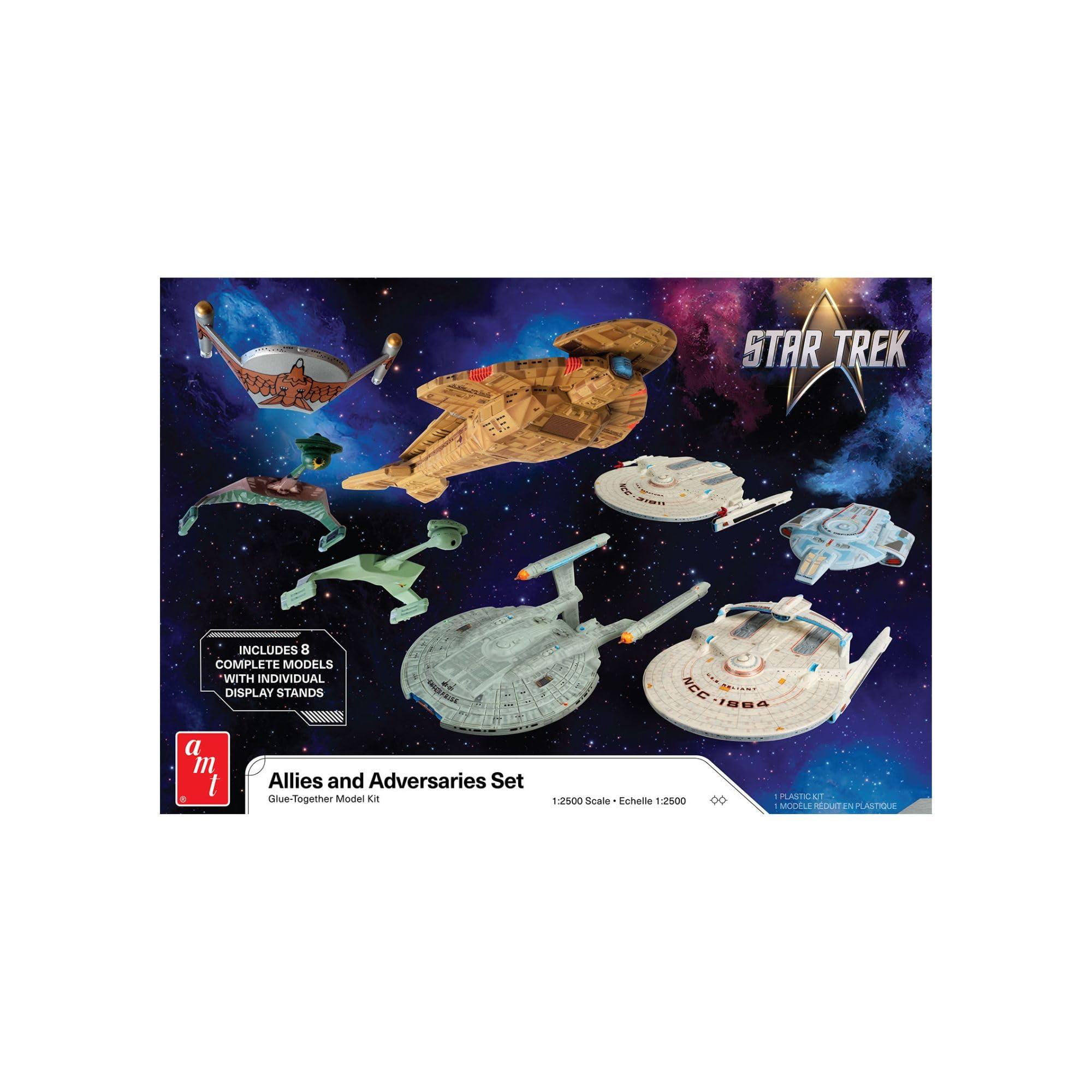 AMT スタートレック ミニスケール宇宙船 8艦セット 1/2500スケール プラモデル AMT1443 (宇宙船)