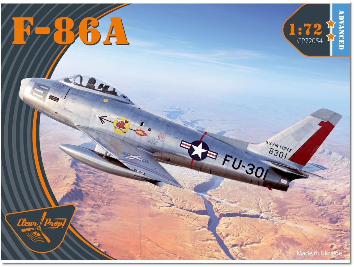 クリアープロップ! 1/72 F-86A セイバー プラモデル CPU72054 (飛行機)