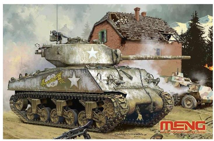 MENTS-043 モンモデル 1/35 アメリカ中戦車 M4A3(76)W