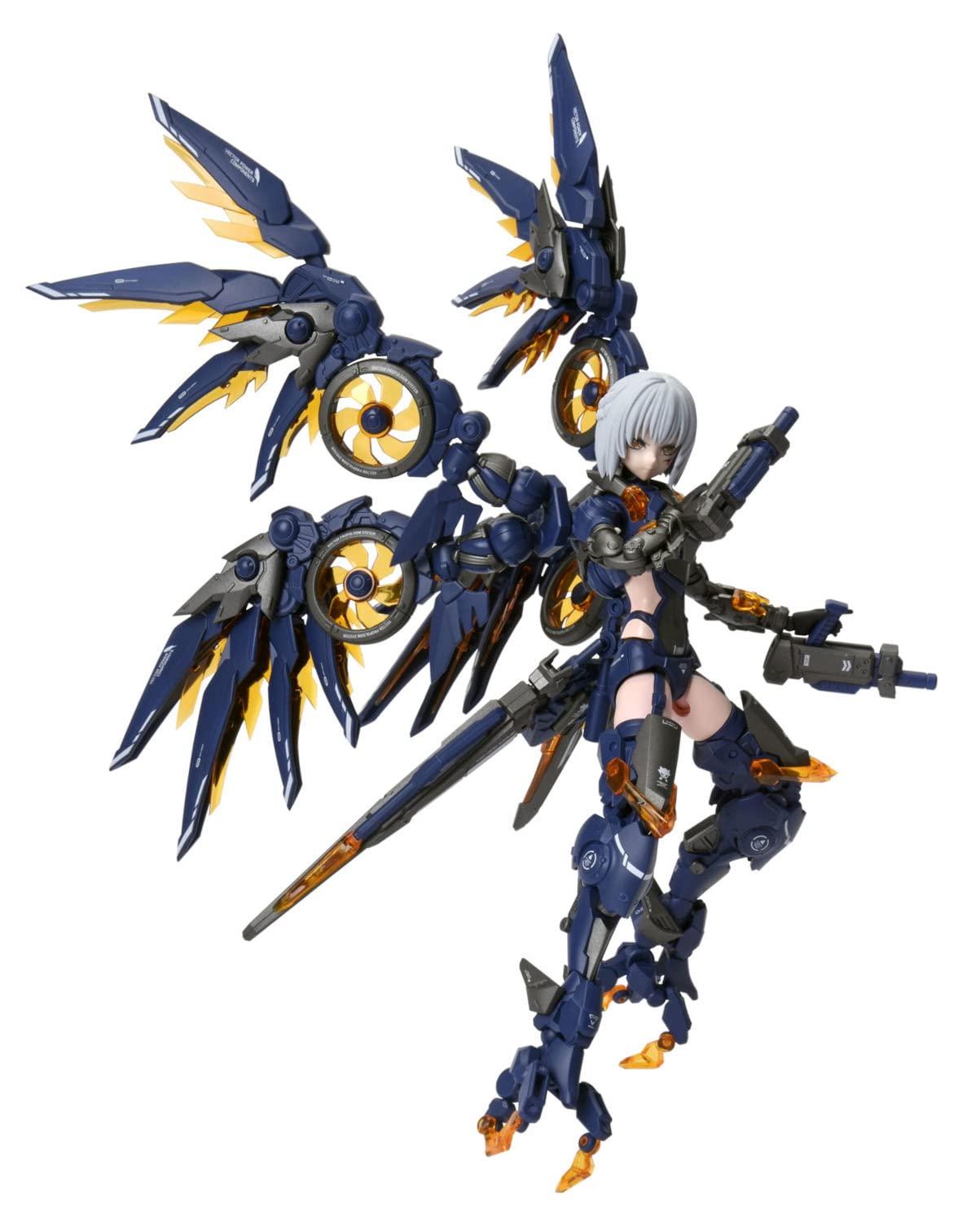童友社 NUKE MATRIX CYBER FOREST FANTASY GIRLS 3 HURRICANE ASSAULT REVENGER:PROTOTYPE YAEGER Amelia.Hartmann 1/12スケール 全高約160mm 色...