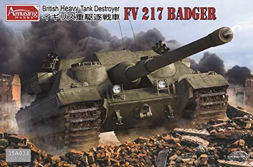アミュージングホビー 1/35 イギリス 重駆逐戦車 FV217バジャー プラモデル AMH35A034