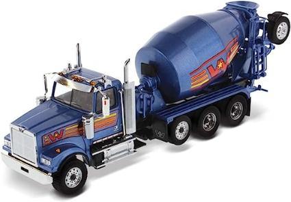 Diecast Masters 国際貿易 ダイキャストマスター 1/50 ウェスタンスター 4900 McNEILUS BRIDGEMASTER ミキサー車 メタリックブルー 71075