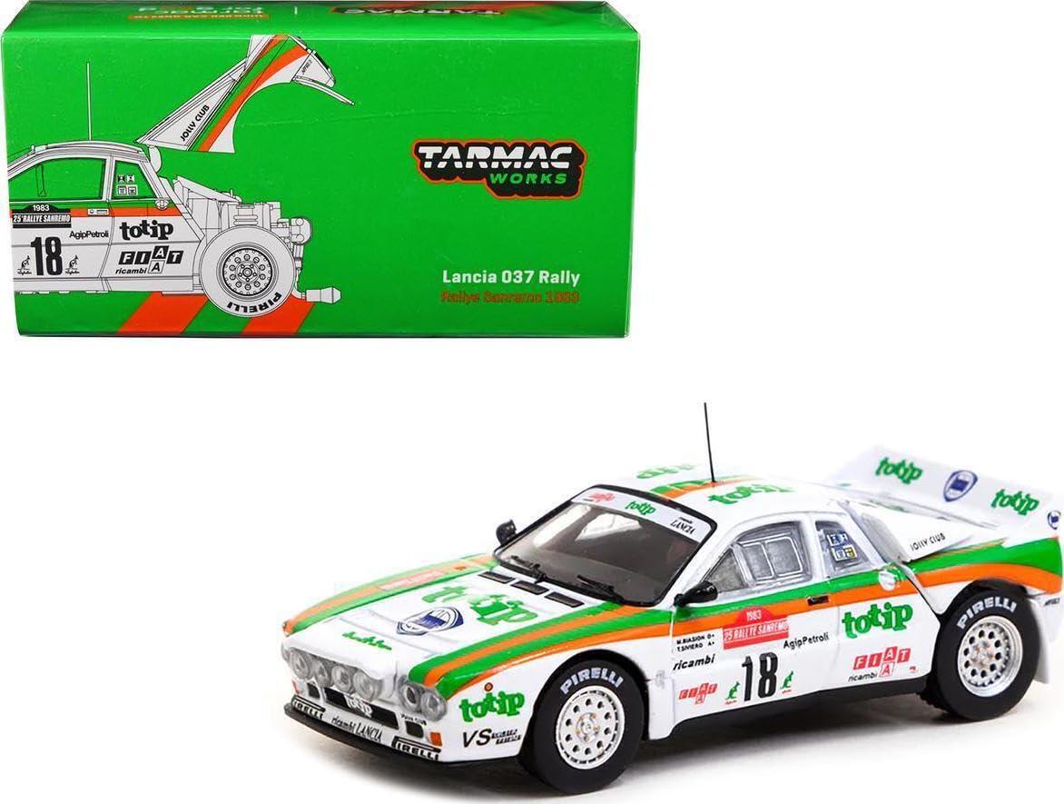 T64P-TL002-83SAN18 ターマックワークス 1/64 Lancia 037 Rally Rallye Sanremo 1983