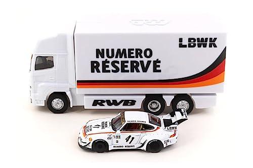 T64-017-LBWK ターマックワークス 1/64 RWB 993 LBWK With Truck Packaging