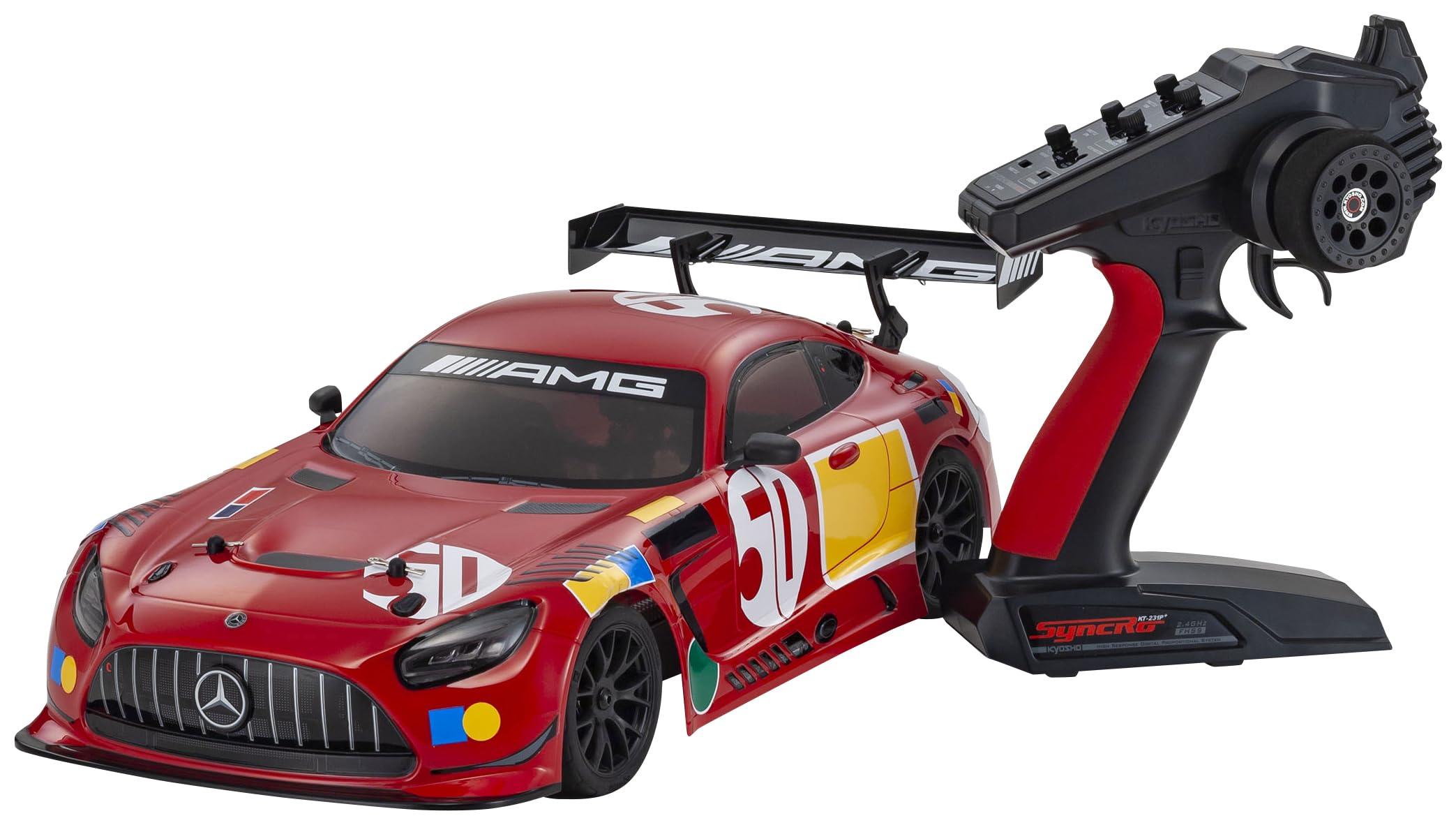京商 1/10 EP 4WD フェーザーMk2 FZ02 レディセット 2020 メルセデス AMG GT3 50 Years Legend of Spa 電動ラジオコントロール 34424T2