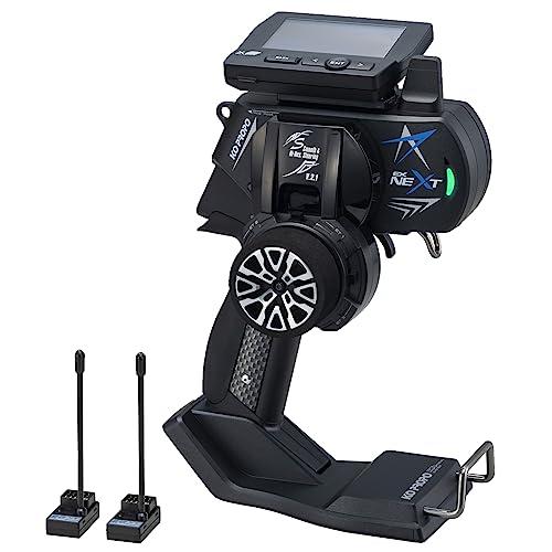 近藤科学 EX-NEXT (標準グリップ) ブラックSP KR-420XT (ショートアンテナ) ダブルレシーバーセット 10743