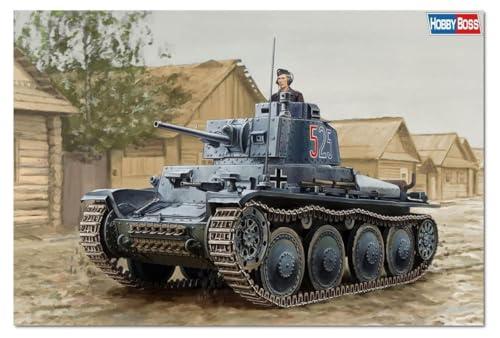 ホビーボス 1/16 ファイティングヴィークルシリーズ ドイツ軍 38(t)戦車 E/F型 プラモデル 82603