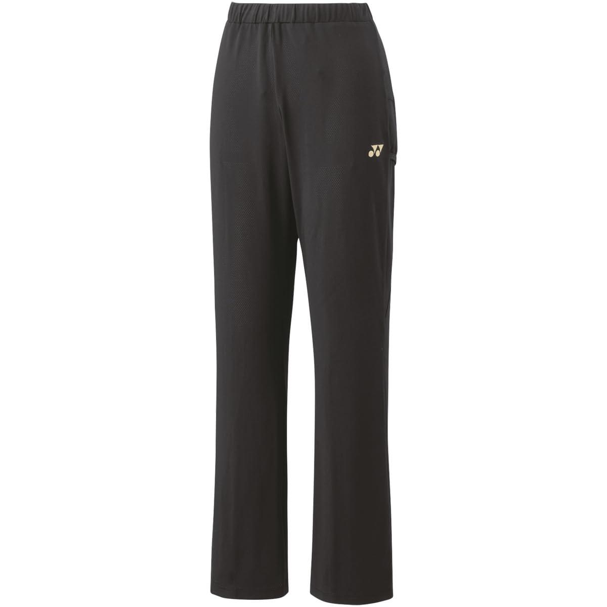 [ヨネックス] ロングパンツ メッシュウォームアップパンツ レディース ブラック (007) L