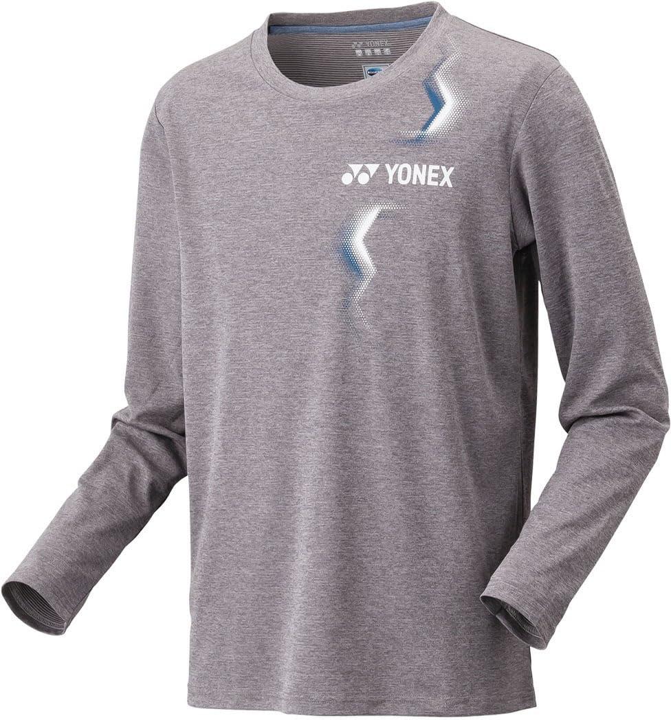 [ヨネックス] 長袖シャツ ユニロングスリーブTシャツ(フィットスタイル) グレー(010) XO