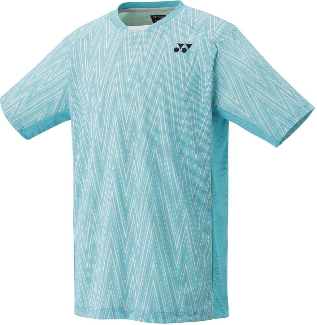 YONEX バドミントンシャツ S ホワイト/グリーン 楽天市場】ヨネックス メンズ ゲームシャツ バドミントンウェア