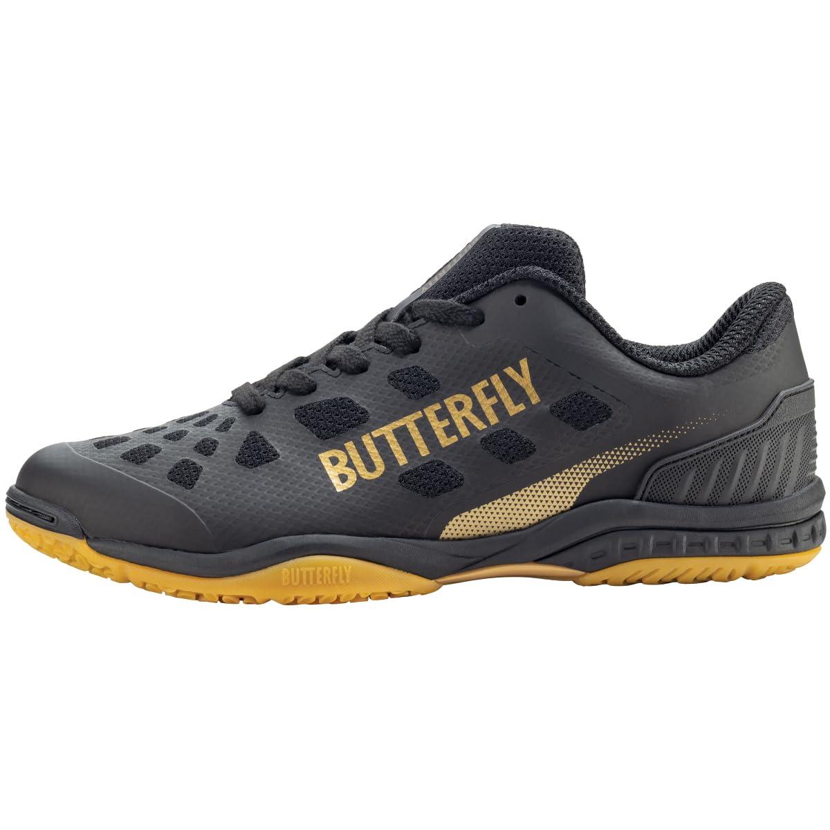バタフライ(Butterfly) 卓球シューズ レゾライン レバリス 93710-968 (ブラック/25.5/Men's)