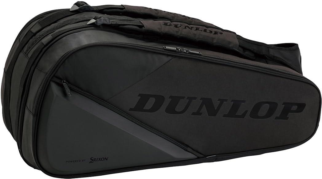 DUNLOP(ダンロップ)テニス ラケットバッグ PRO LINE(テニスラケット12本収納可)ブラック&times;ブラック DTC2480｜ポッチ