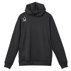 [ムーブスポーツ] スウェット デサント フーデッドスウェット パーカー 吸汗速乾 ストレッチ ドライ 軽量 チーム 部活 ジム トレーニング ランニング メンズ ST5SSWT0M BK00 XO