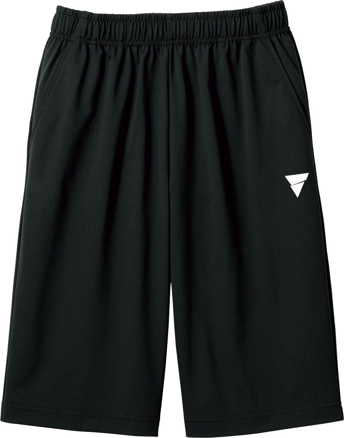 ヴィクタス(VICTAS) 卓球 トレーニングパンツ ハーフパンツ V-NJP309 男女兼用 ブラック(1000) XS 542303