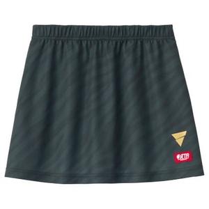 [ヴィクタス] 卓球 ゲームスカート V-SK504 スパッツ付き JTTA公認 吸汗速乾 レディース 140cm~2XL展開 ブラック 2XS 522502