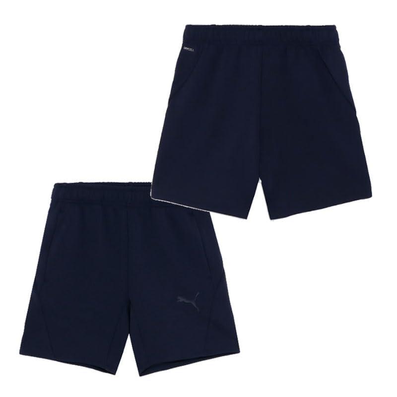 プーマ PUMA PUMAFTBL トラベル ハーフ パンツ サッカーハーフ パンツ 25SS (660132) 06プーマネイビー 4XLサイズ