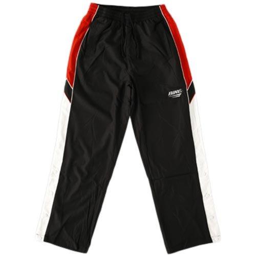 [バイク] ウィンドアップパンツ BK5341 ブラック×レッド S