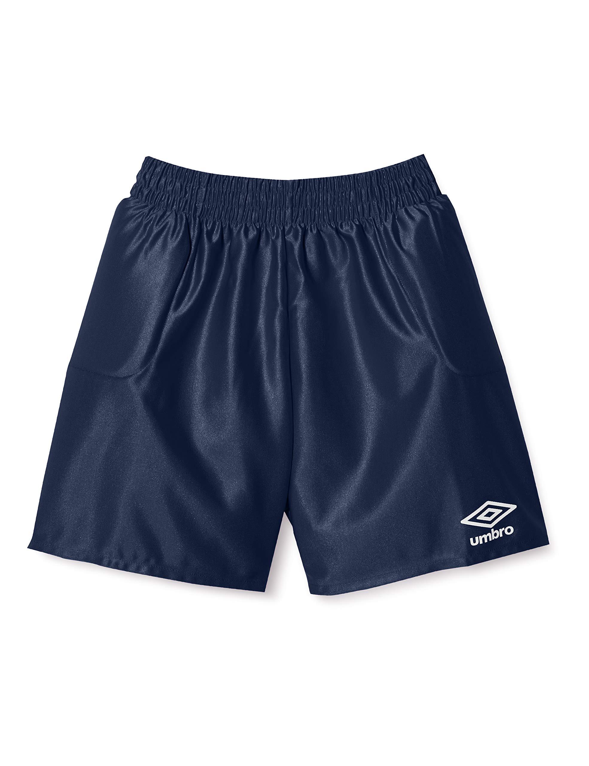 [アンブロ] ハーフパンツ ゴールキーパー用 【パッド取り外し可】 サッカー フットサル 吸汗速乾 ドライ キッズ ジュニア 男女兼用 NVY 160
