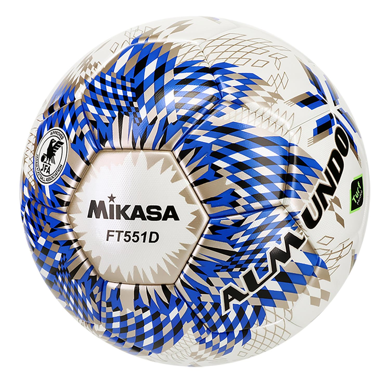 サッカー5号検定 国際公認球 芝用 ブルー/ブロンズシルバー サイズ: