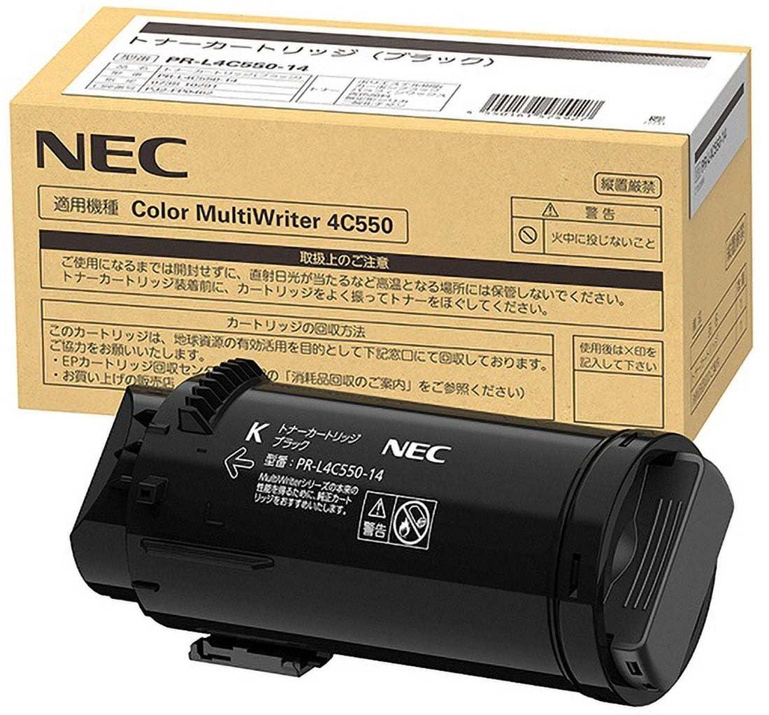 NEC トナーカートリッジ 黒いこと PR-L4C550-14 1個