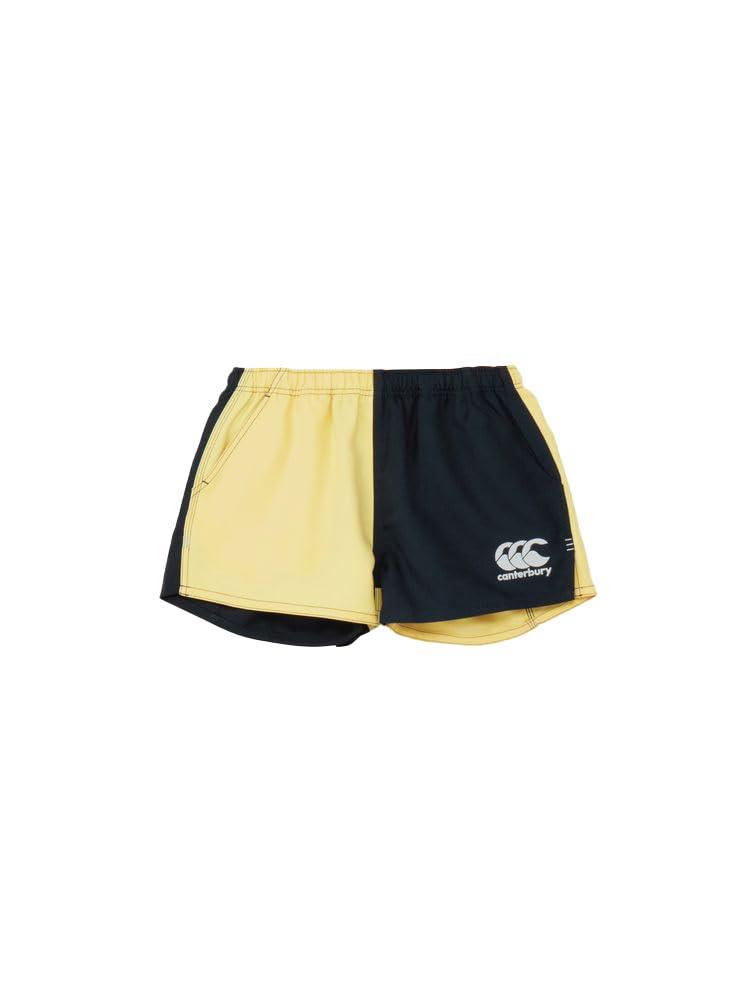 [カンタベリー] ラグビー トレーニング ショーツ RUGBY SHORTS メンズ イエロー×ネイビー 3L