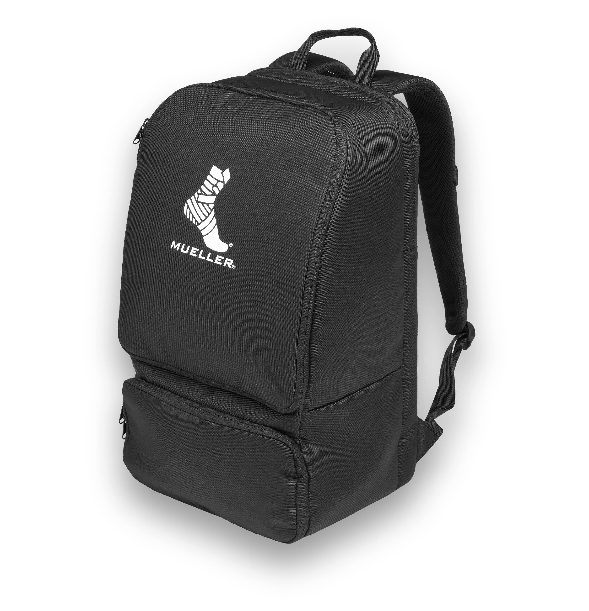RecoveryCare Mueller Sports Medicine Revive 自然調整能力のあるなストラップバックパック ユニ 無償性大いさ 黒いこと スポーツバッグ-その他-スポーツ・アウトドア