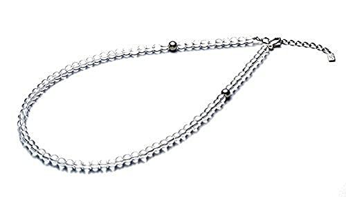ファイテン(phiten) ネックレス 水晶ネックレス(5mm) 50cm(+5cmアジャスター)