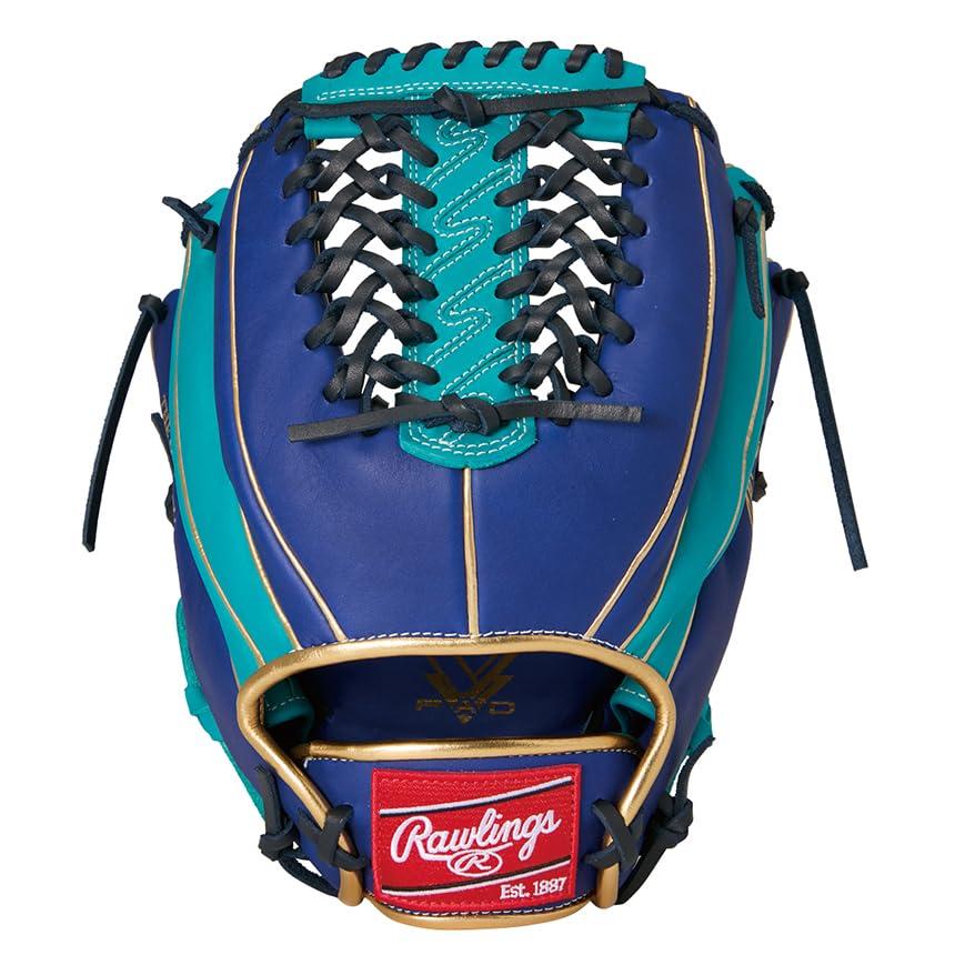 Rawlings(ローリングス)ベイスボール用 グローヴ 地球儀 軟式 成年者用 HYPER TECH COLOR SYNC GR5HTCALR インディゴ/M緑であること [両手用] 大きさ 12