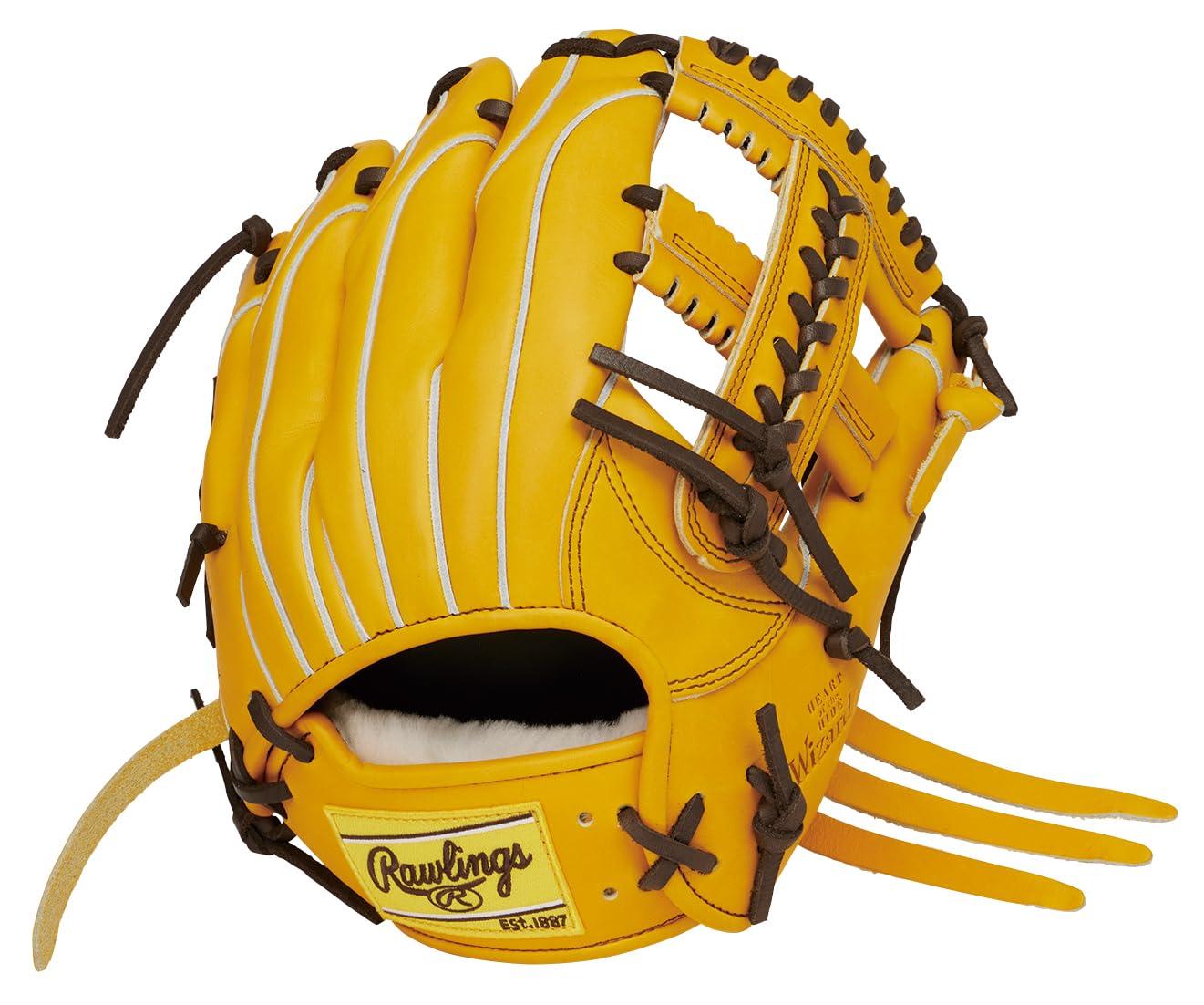 Rawlings(ローリングス)野球用 グラブ グローブ 軟式 大人用 HOH PRO EXCEL Wizard #02 GR5HW2CK4MG ゴールドタン [内野手用] サイズ 11.5 ※右投げ用(左手着用)