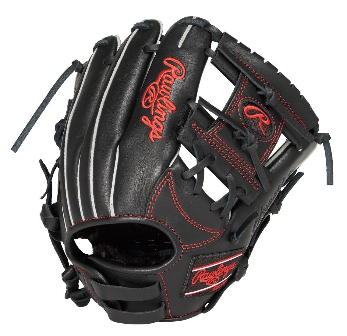 Rawlings(ローリングス)野球用 グラブ グローブ 軟式 JR. 子供 ジュニア HYPER TECH R9 SERIES GJ5R9BFSS ブラック [オールラウンド用] サイズ SS ※右投げ用(左手着用)