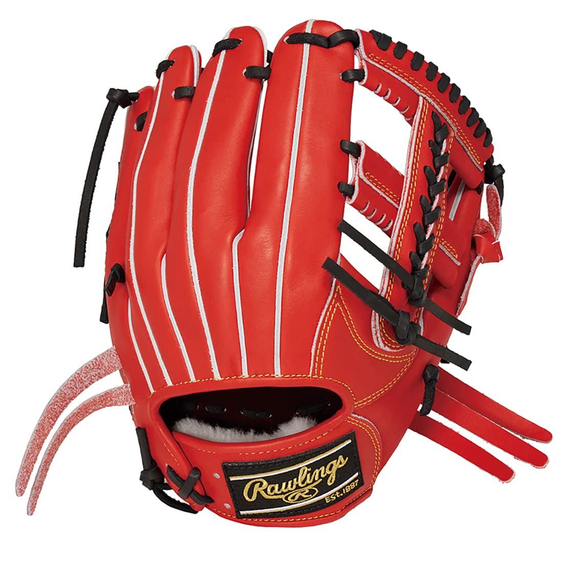 ローリングス(Rawlings) 野球用 大人用 硬式 PRO PREFERRED [内野手用] サイズ11.5 GH3PRCK4 Rオレンジ ※ 右投げ用(左手着用)