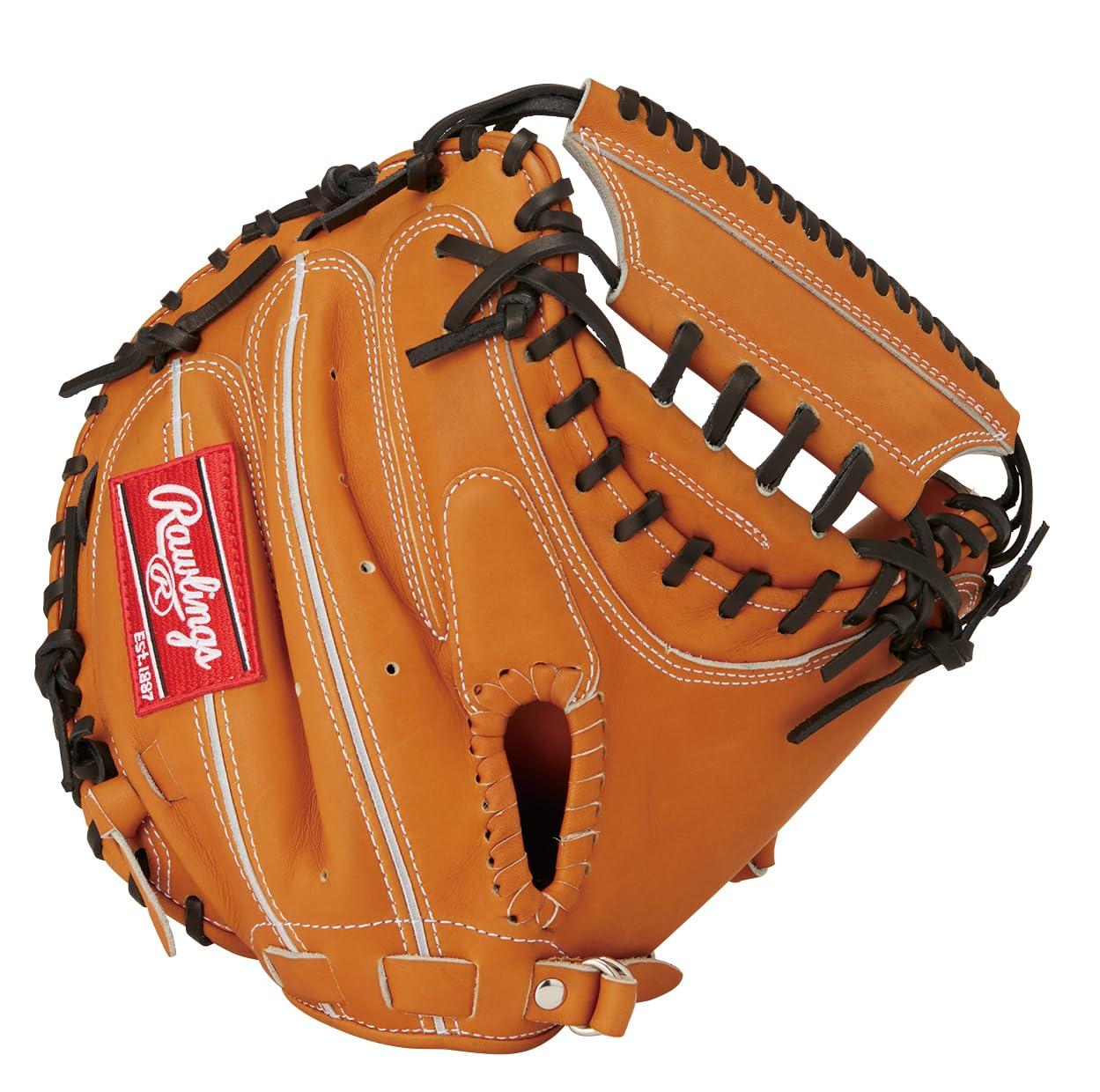 Rawlings(ローリングス)野球用 グラブ グローブ 硬式 大人用 HOH BREAK THE MOLD GH5HBJLF リッチタン [キャッチャー用] サイズ 33 ※右投げ用(左手着用)