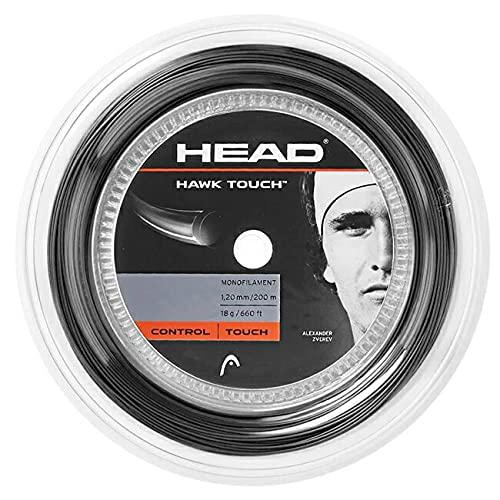 ヘッド HAWK TOUCH ホークタッチ 200Mロール 硬式テニス ガット ポリエステル ガット 281234 1.15mm アンスラサイト [並行輸入品]