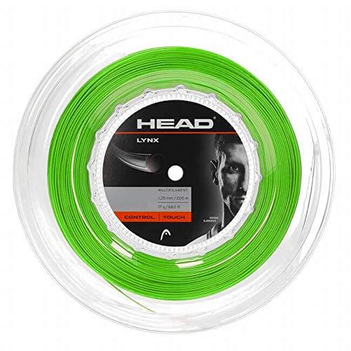 ヘッド リンクス HEAD LYNX GREEN 200m ロール ガット ポリエステル 硬式テニス ストリング グリーン 1.25mm [並行輸入品]