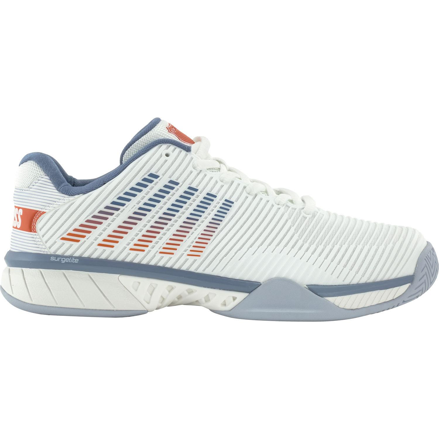 [ダンロップ] DOUNLOP テニスシューズ K-SWISS (ケー・スイス) Hypercort Express 2 Men オールコートモデル 25SS ホワイト×ブルー KS06613139WB 26.5cm