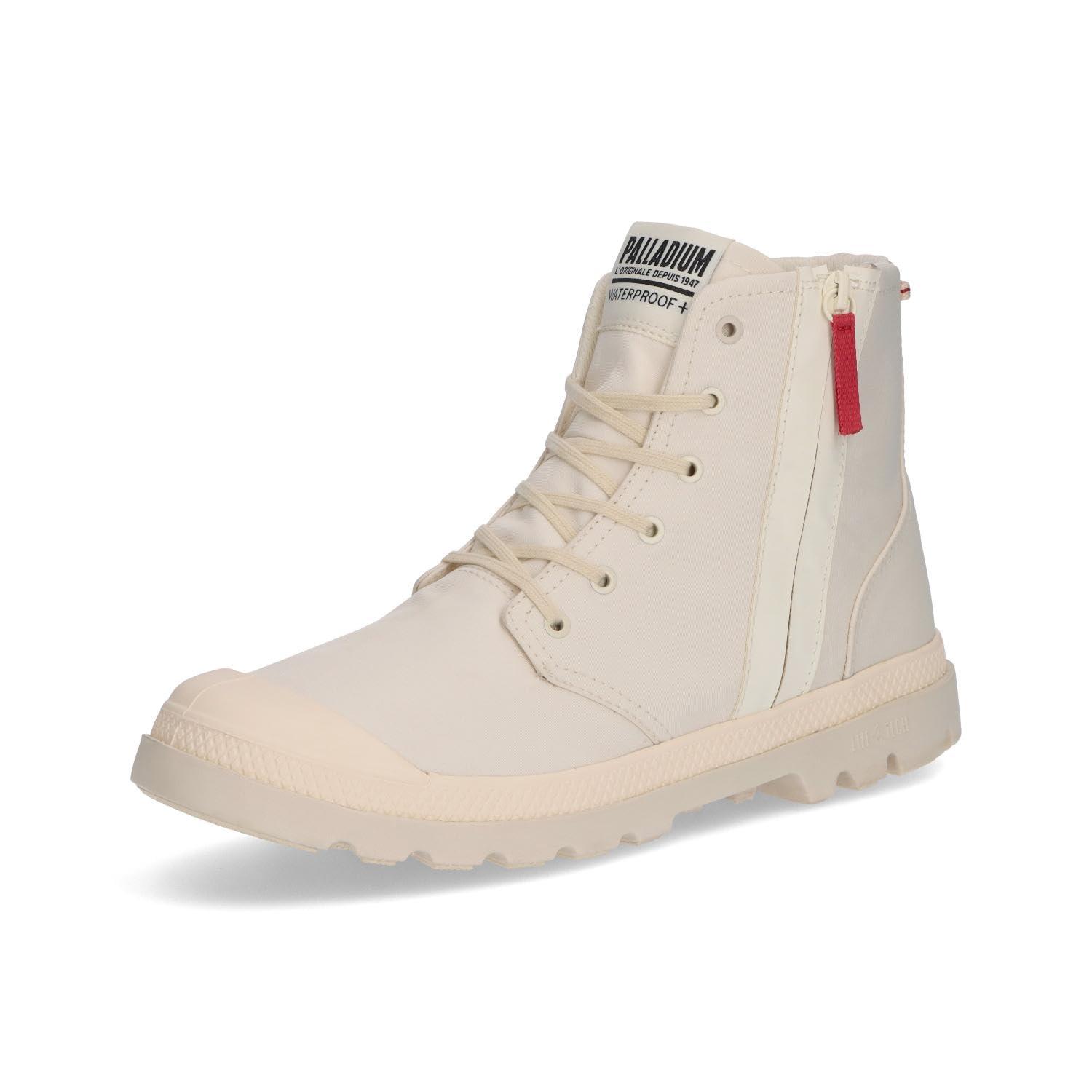 [パラディウム] 防水スニーカー PAMPA HI SEEKER 2 LITE+ WP+ サイドジップ付 CREAM WHITE(180) 25.5 cm