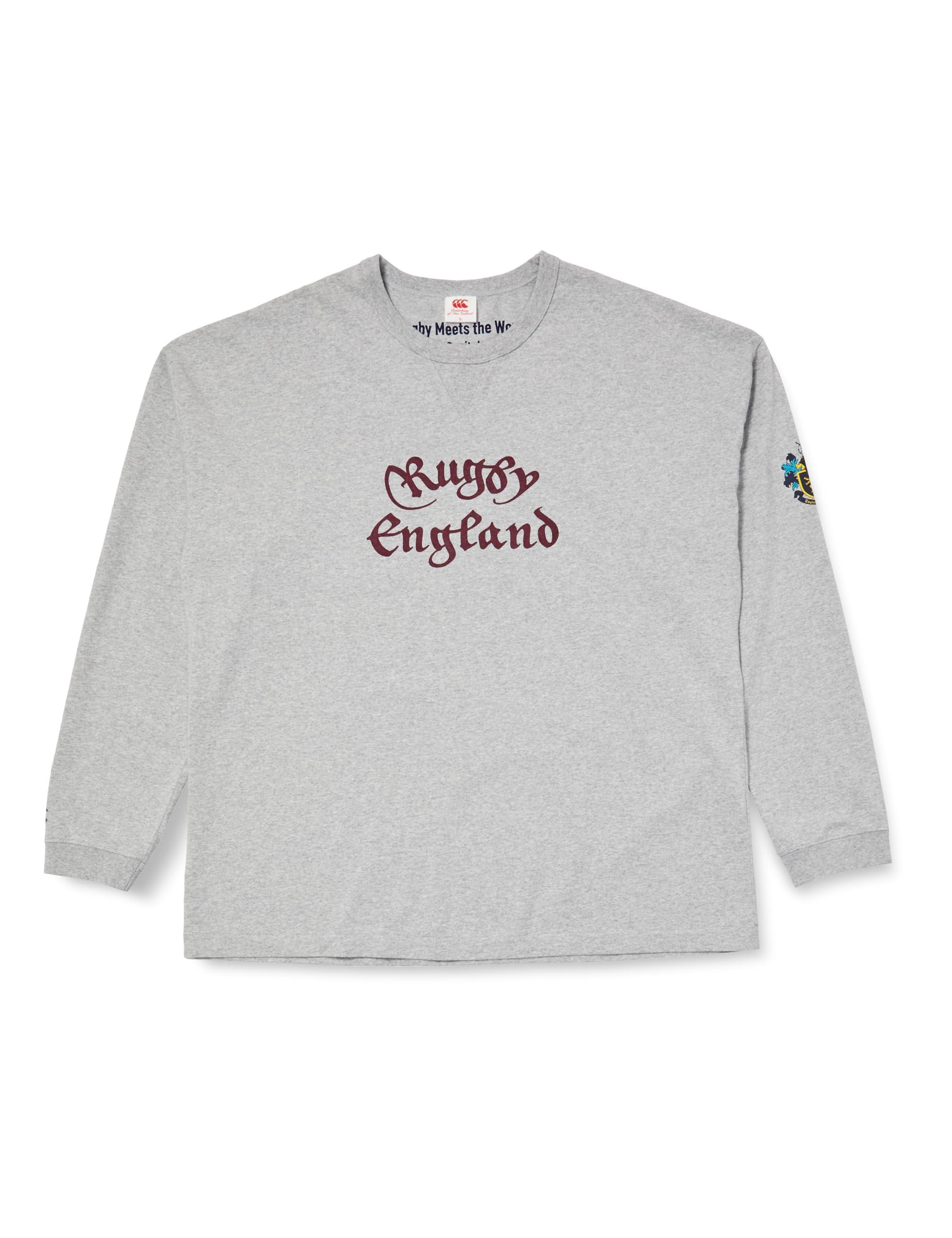 [カンタベリー] L/S T-SHIRT ロングスリーブティーシャツ 15_ミディアムグレー 3L
