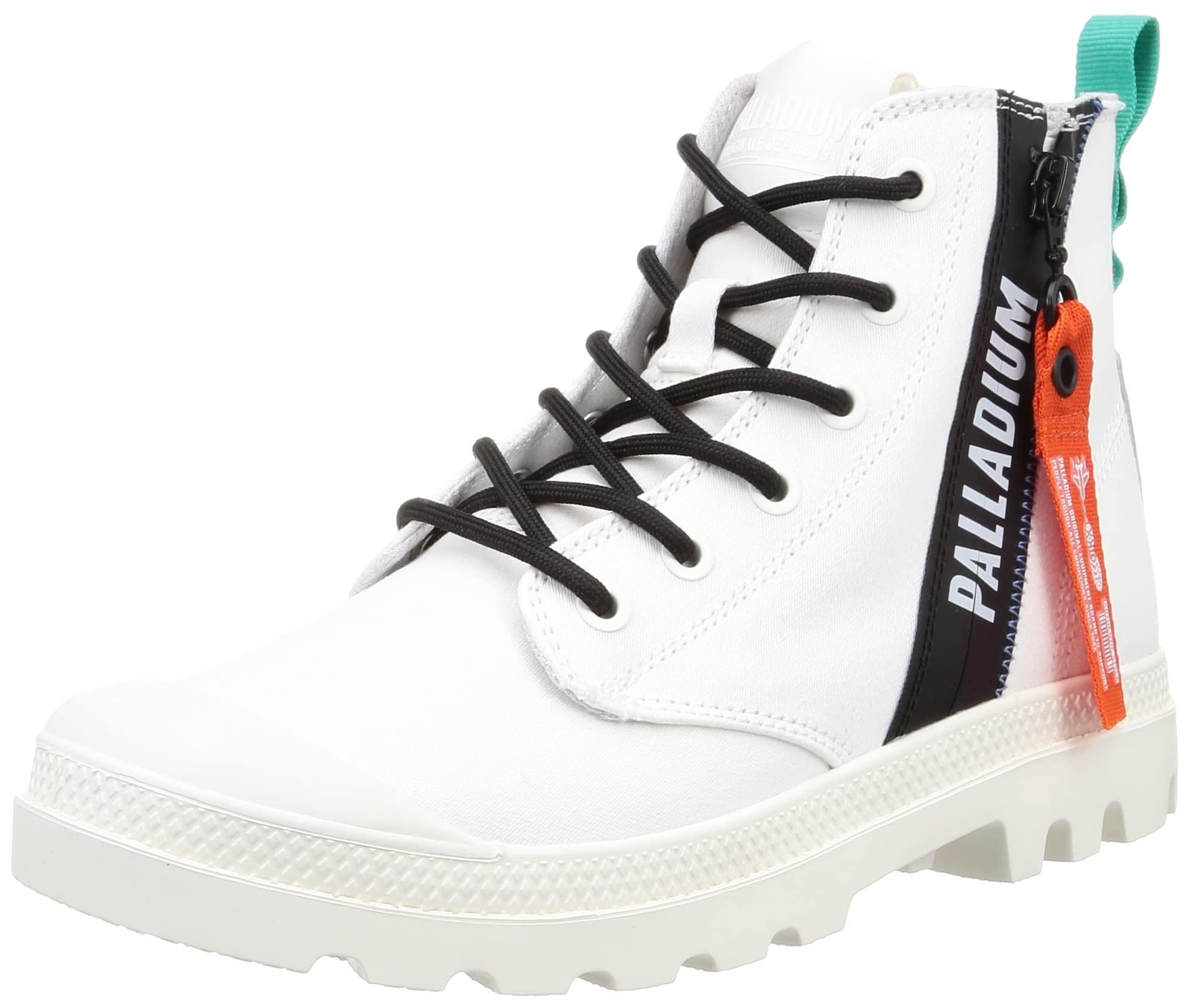 [パラディウム] ハイカットスニーカー PAMPA HI OUTZIP OVERLAB サイドジップ付 STAR WHITE(116) 24.5 cm