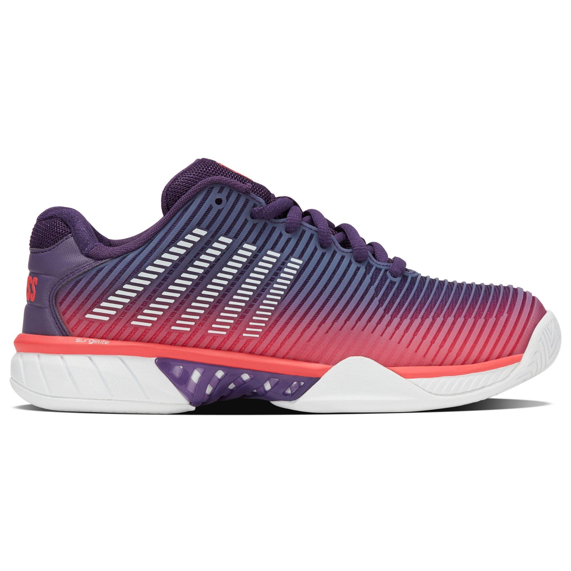 [ダンロップ] DOUNLOP テニスシューズK-SWISS(ケー・スイス) Hypercort Express 2 Women オールコートモデル 25FW パープル×ピンク KS96613593PP 23.5