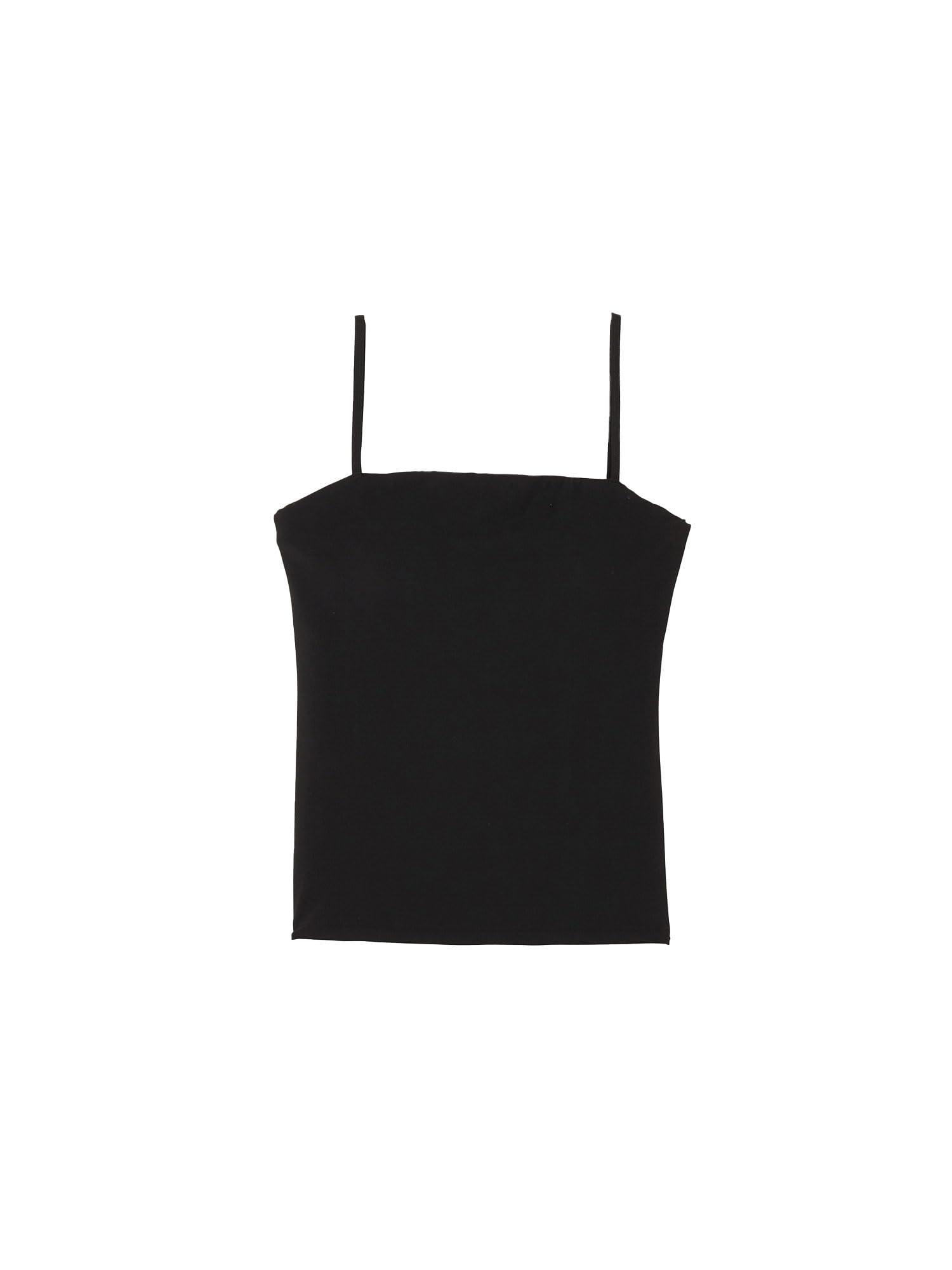 [素早さ] 水泳着 Straight Top 引っ切り無いとっ始め レディース 黒いこと L
