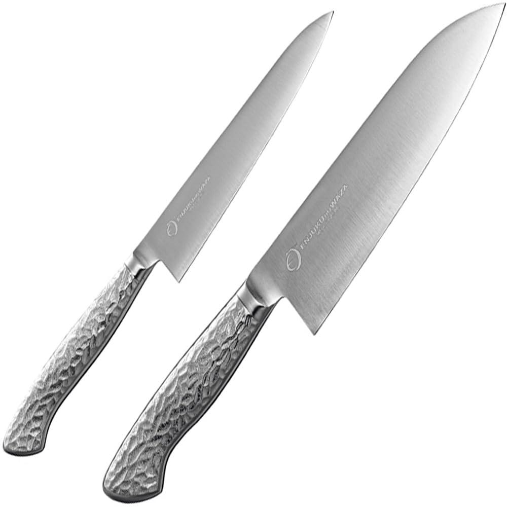 よこやま 燕熟の技 オールステンレス ペティナイフ 150mm・三徳包丁 180mm EJRK-3500 17,081円
