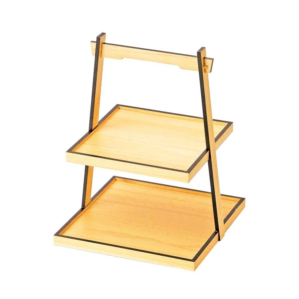 ヤマコー やぐら盛器 桧 21x21xH18cm 28045