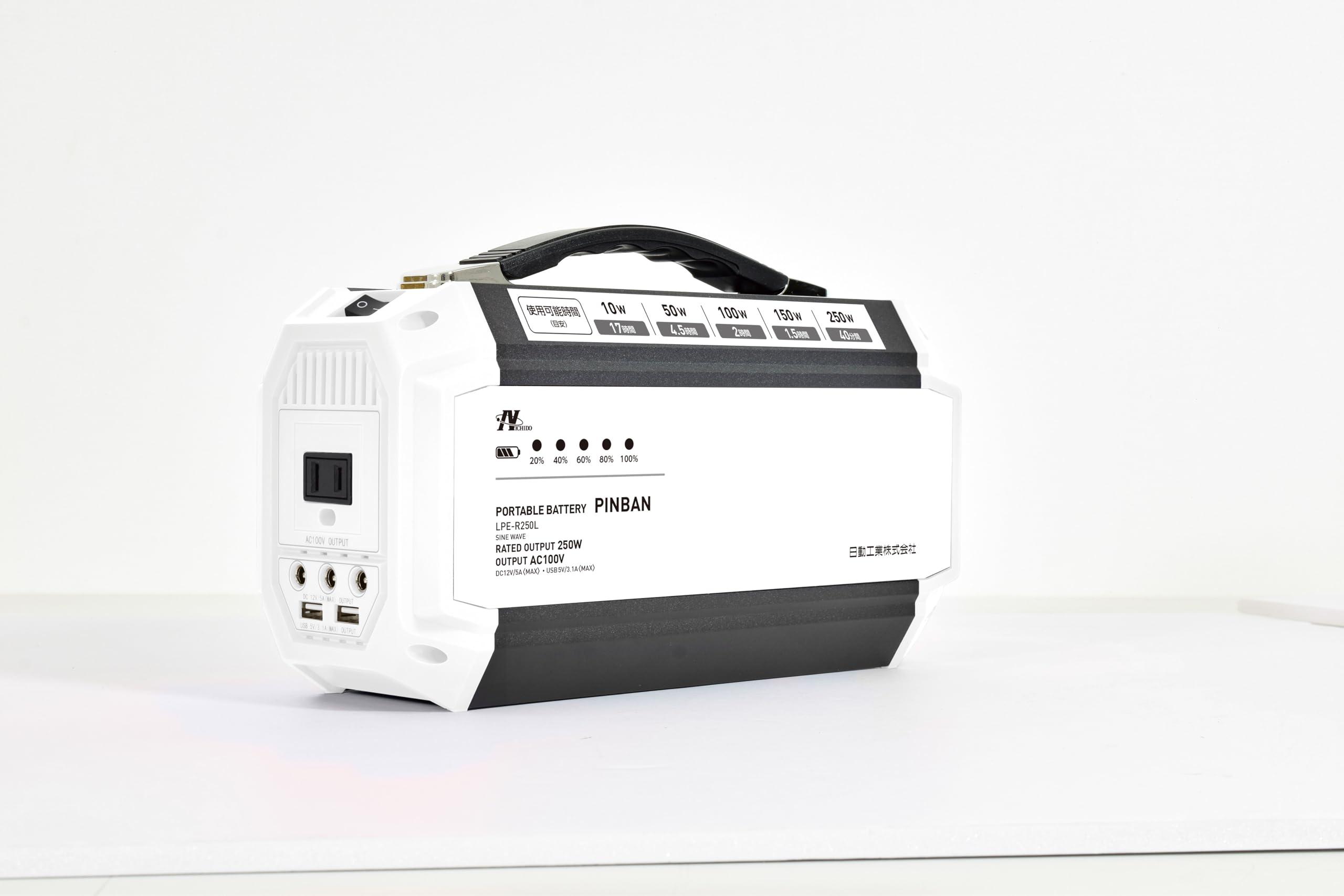 日動産業(Nichido Ind) 携帯型ワット数 ピンバン LPE-R250L2